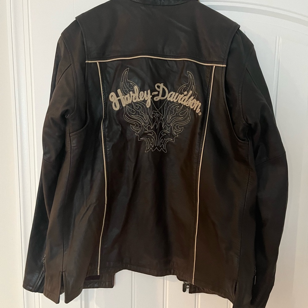 Vintage Authentic Harley Davidson Slim Riding Jacket